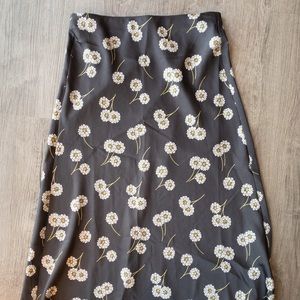 Midi slip skirt